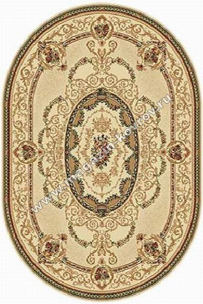 BUHARA_d058, 1,6*2,2, OVAL, CREAM